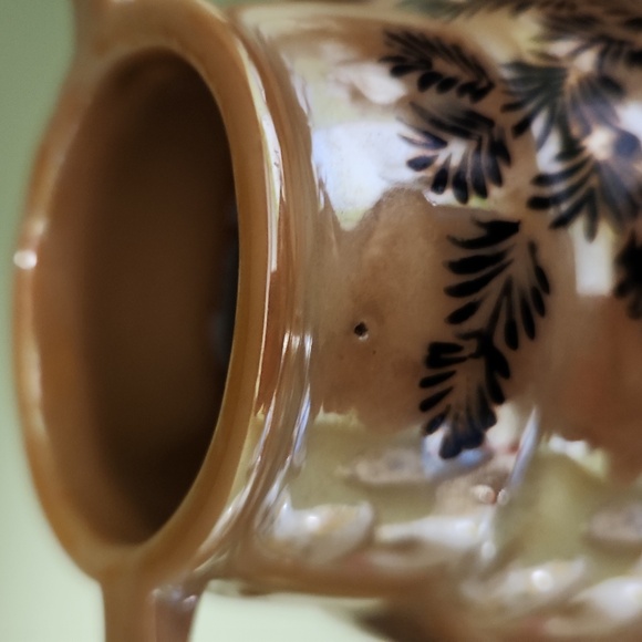 Final Price/Mid Century Peach Lusterware Vase - Picture 5 of 5